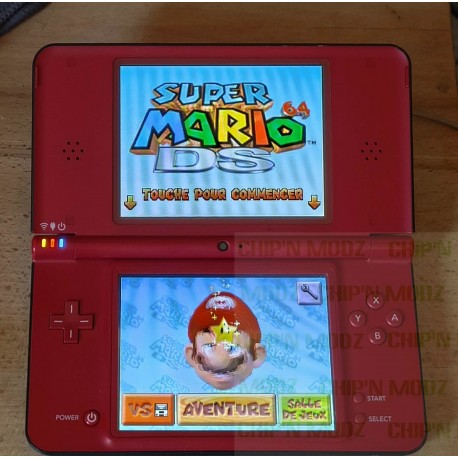 Console DSi XL rouge - Édition 25ème anniversaire Mario