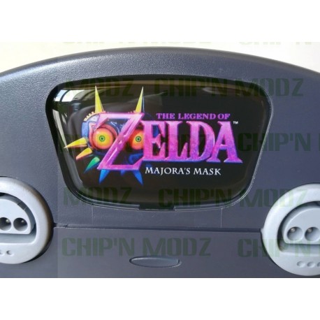 Faceplate / Logo "Majora's Mask" pour Nintendo 64