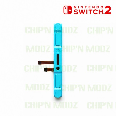 Rail Plastique Joy-con 2 Gauche complet, avec nappes de connexion