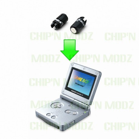 Remplacement charnières GameBoy Advance SP