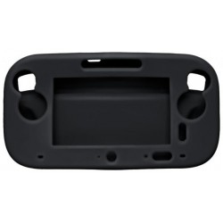 Protection silicone noire pour Wii-U Gamepad