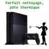 Forfait nettoyage/remplacement pate thermique PS4