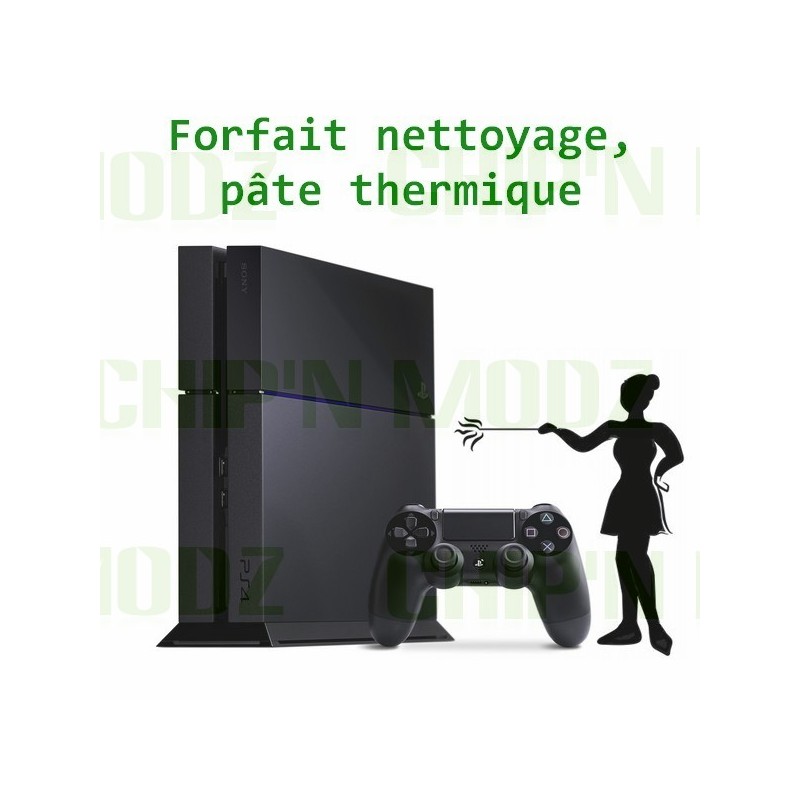 Nettoyage / remplacement pate thermique PS4 - CHIP'N MODZ